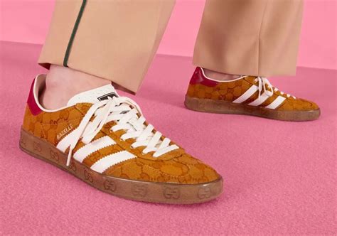 adidas x Gucci Collab Drops Gazelle Sneakers, 